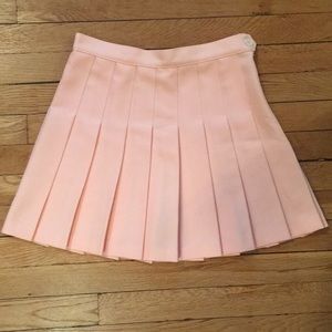 American Apparel Light Peach Tennis Skirt